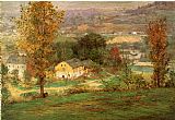 John Ottis Adams Canvas Paintings - In the Whitewater Valley